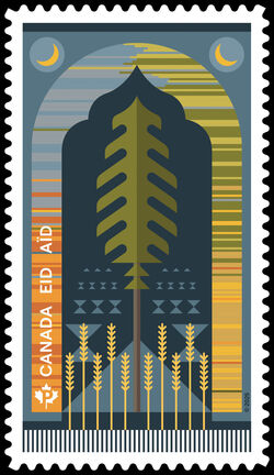 Eid - 2025 - Quarterly Pack Die Cut Canada Postage Stamp