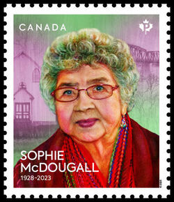 Sophie McDougall - WA Canada Postage Stamp | Indigenous Leaders