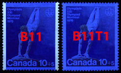 Vaulting - Untagged Error Canada Postage Stamp | 1976 Olympic Games, Team Sports and Gymnastics