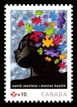 Mental Health - WA Canada Postage Stamp