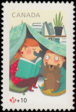 Canada Post Community Foundation - Storytelling and the Freedom to Pretend - Quarterly Pack Die Cut Canada Postage Stamp