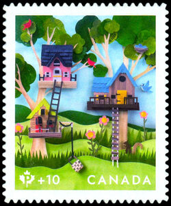 Canada Post Community Foundation - 2022 - Quarterly Pack Die Cut Canada Postage Stamp