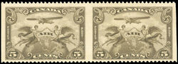 Air - Horizontal Pair - Vertical Imperforate Canada Postage Stamp