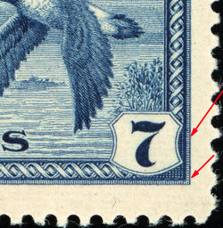 Canada Geese Near Sudbury, Ontario, Air - Double Right Frameline Canada Postage Stamp