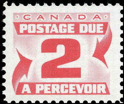 Centennial Postage Due - Number 2 - First Issue - F Canada Postage Stamp | Postage Due
