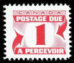 Centennial Postage Due - Number 1 - Second Issue Canada Postage Stamp | Postage Due