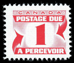 Centennial Postage Due - Number 1 - Fourth Issue Canada Postage Stamp | Postage Due