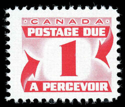 Centennial Postage Due - Number 1 - Third Issue - DF Canada Postage Stamp | Postage Due