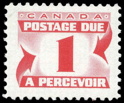 Centennial Postage Due - Number 1 - Third Issue - HB Canada Postage Stamp | Postage Due