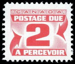Centennial Postage Due - Number 2 - Third Issue - DF Canada Postage Stamp | Postage Due