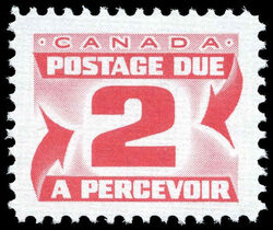 Centennial Postage Due - Number 2 - Third Issue - HB Canada Postage Stamp | Postage Due