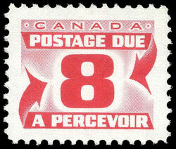 Centennial Postage Due - Number 8 - Second Issue - HB Canada Postage Stamp | Postage Due