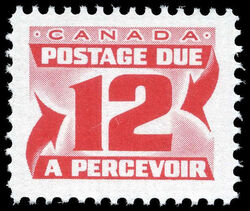 Centennial Postage Due - Number 12 - Second Issue - HB Canada Postage Stamp | Postage Due