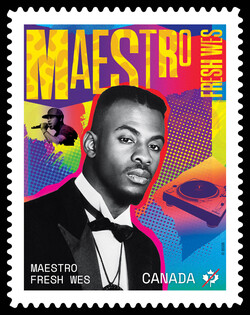 Maestro Fresh Wes Canada Postage Stamp | Hip-Hop in Canada - Black History Month 2026