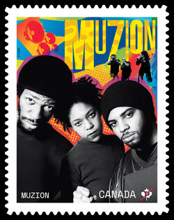 Muzion Canada Postage Stamp | Hip-Hop in Canada - Black History Month 2026